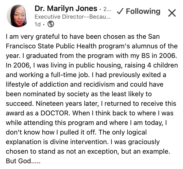 Alumni Quote